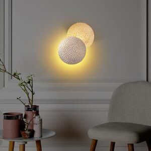 Bijela/u zlatnoj boji LED zidna lampa ø 21 cm Yosma – Opviq lights