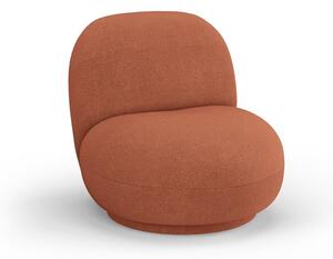 Ciglasta fotelja od bouclé tkanine Chuck – Micadoni Home