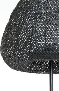 Mat crna stojeća svjetiljka (visina 162 cm) Finou – Light & Living