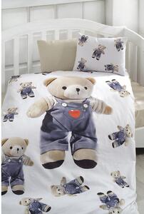 Pamučna dječja posteljina za dječji krevetić s uključenom plahtom/4-dijelna 100x150 cm – Mila Home