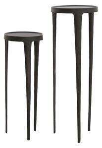 Metalni okrugli pomoćni stolići u setu 2 kom ø 35 cm Tobias – Light & Living