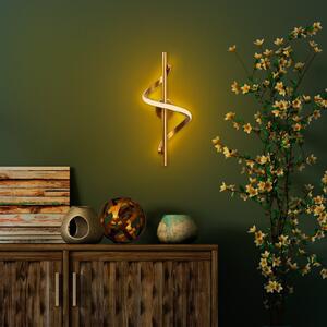 LED zidna lampa u zlatnoj boji ø 7 cm Likma – Opviq lights
