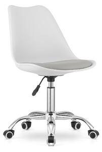 Bijelo-siva uredska stolica u skandinavskom stilu BASIC