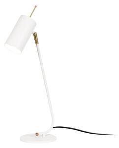 Bijela stolna lampa s metalnim sjenilom (visina 55 cm) Sivani – Opviq lights