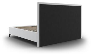 Svijetlo sivi tapecirani bračni krevet s prostorom za pohranu s podnicom 140x200 cm Casey – Mazzini Beds
