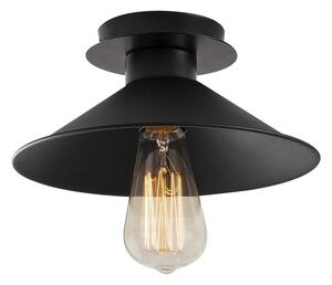 Crna stropna svjetiljka s metalnim sjenilom ø 24 cm Berceste – Opviq lights