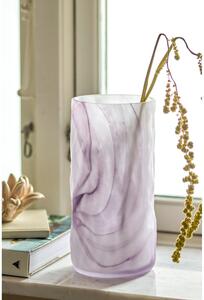 Ljubičasta staklena ručno izrađena vaza (visina 24,5 cm) Moore – Bloomingville