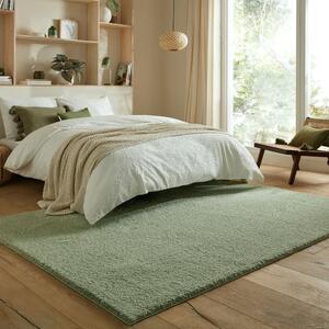 Zeleni perivi tepih od recikliranih vlakna 160x230 cm Fluffy – Flair Rugs