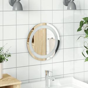 VidaXL LED kupaonsko ogledalo 30 cm okruglo