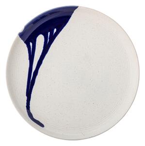 Bijela/plava zdjelica od kamenine 2,22 l Okayama – Bloomingville