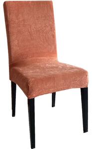 Navlaka za stolicu rastezljiva Velvet carnelian 45x52 cm, set od 2 kom