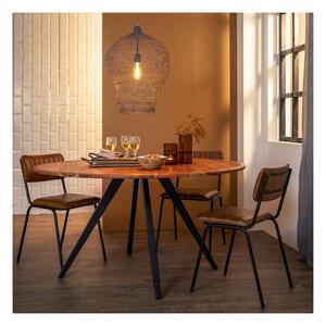 Okrugli blagovaonski stol s pločom stola od bagrema u prirodnoj boji ø 120 cm Mimoso – Light & Living