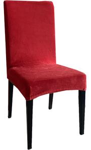 Navlaka za stolicu rastezljiva Velvet crvena 45x52 cm, set od 2 kom