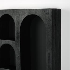 Crna polica s više razina 26 cm Cry – Kalune Design