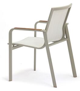 Siva metalna vrtna fotelja Rotonde – Ezeis