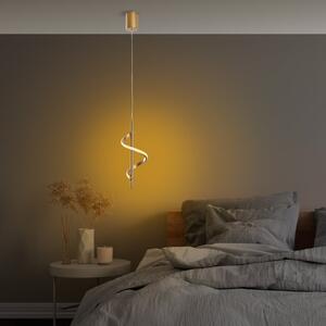 LED viseća svjetiljka u zlatnoj boji ø 16 cm Likma – Opviq lights
