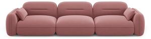 Ružičasta baršunasta sofa 320 cm Audrey – Interieurs 86
