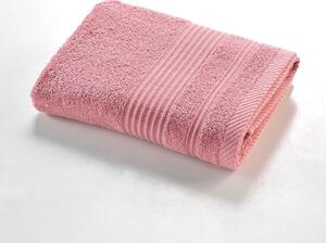 Ružičasti pamučni ručnik od frotira 50x90 cm Tendresse – douceur d'intérieur