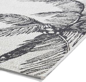 Crni/krem vanjski tepih 120x170 cm Miami – Think Rugs