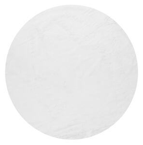 Bijeli periv okrugao tepih ø 80 cm Pelush White – Mila Home