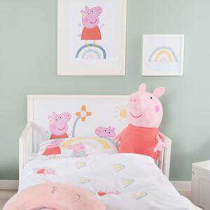 Pamučna dječja posteljina za dječji krevetić 100x135 cm Peppa Pig – Roba