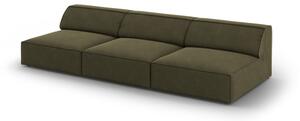 Zelena baršunasta sofa 240 cm Jodie – Micadoni Home