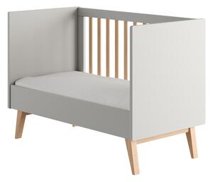 Sivi dječji krevet 60x120 cm Swing – Pinio