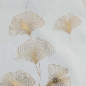 Bijela/u zlatnoj boji prozirna zavjesa 140x240 cm Ginkgold – douceur d'intérieur