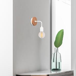 Bijela/u prirodnoj boji zidna lampa Dartini – Opviq lights