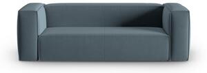 Plava baršunasti sofa 200 cm Mackay – Cosmopolitan Design
