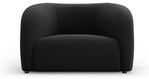 Tamno siva baršunasti fotelja Santi – Interieurs 86