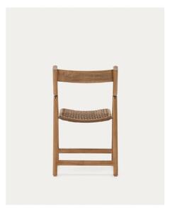 Smeđa/u prirodnoj boji vrtna stolica od masivnog drveta Dandara – Kave Home