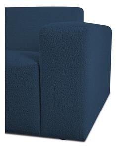 Tamno plava kutna garnitura od bouclé tkanine (s lijevim kutom) Roxy – Scandic