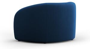 Plava baršunasti fotelja Santi – Interieurs 86