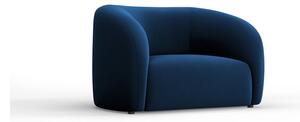 Plava baršunasti fotelja Santi – Interieurs 86