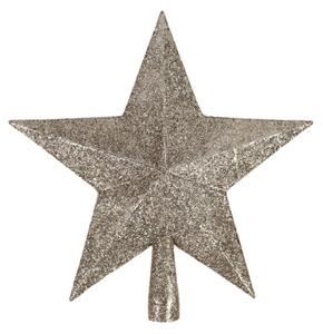 Vrh za božićno drvce zvijezda GLIMORA 22 cm, zlatna