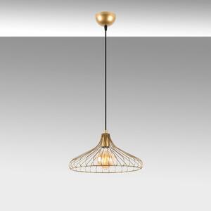 Viseća svjetiljka u zlatnoj boji s metalnim sjenilom ø 36 cm Depay – Opviq lights