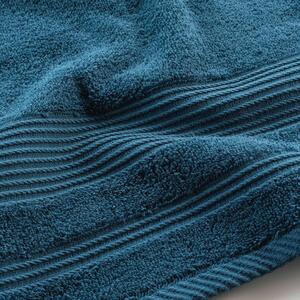 Tamno plavi pamučni ručnik od frotira 70x130 cm Tendresse – douceur d'intérieur