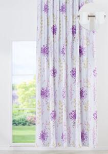 Bijela/ljubičasta zavjesa 140x260 cm Tahiti – Mendola Fabrics