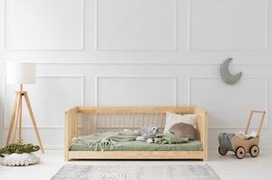 Dječji krevet od masivnog bora 80x180 cm u prirodnoj boji Mila CWW – Adeko