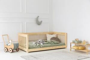 Dječji krevet od masivnog bora 70x140 cm u prirodnoj boji Mila CWW – Adeko
