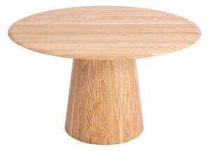 Okrugao blagovaonski stol od punog hrasta u prirodnoj boji ø 126 cm Mushroom – Gazzda