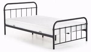 Krevet Houston 311Jednostruki, Crna, 120x200, Metal, Basi a doghePodnice za krevet, 124x209x93cm
