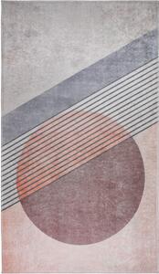 Svijetlo ružičasti/svijetlo sivi perivi tepih 120x160 cm – Vitaus