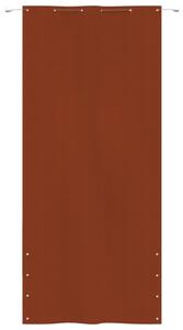 VidaXL Balkonski zastor terakota 120 x 240 cm od tkanine Oxford