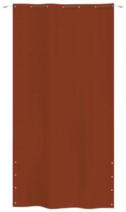 VidaXL Balkonski zastor terakota 140 x 240 cm od tkanine Oxford