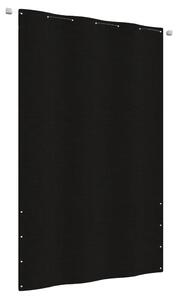 VidaXL Balkonski zastor crni 140 x 240 cm od tkanine Oxford