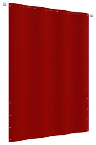VidaXL Balkonski zastor crveni 160 x 240 cm od tkanine Oxford