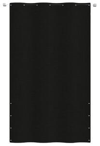 VidaXL Balkonski zastor crni 140 x 240 cm od tkanine Oxford