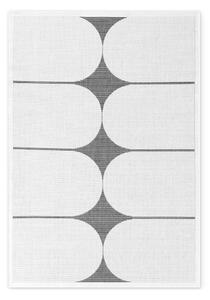 Crno-bijeli unutarnji i vanjski tepih 160x230 cm Duet Bowen – NORTHRUGS